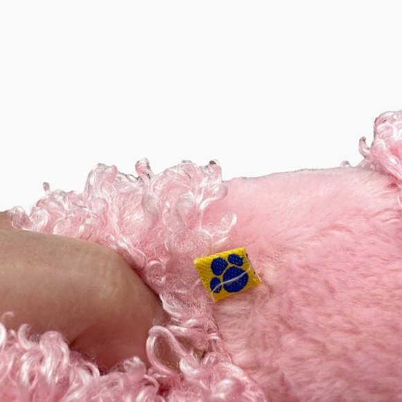 Build A Bear French Pink Poodle Dog Puppy Plush Stuffed Animal Toy Boucle BABW - Picture 10 of 13